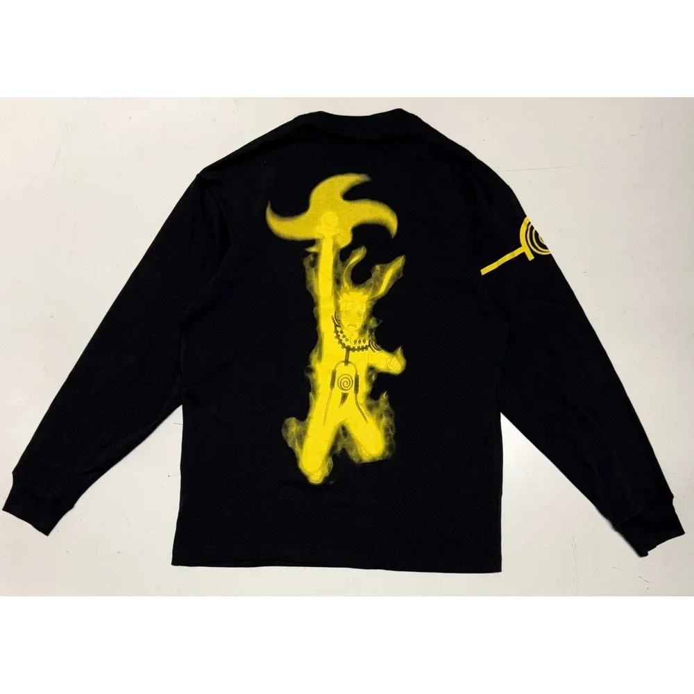 Jordan x Naruto Zion Williamson Long Sleeve Shirt Black DQ6024-010‎ Mens Medium